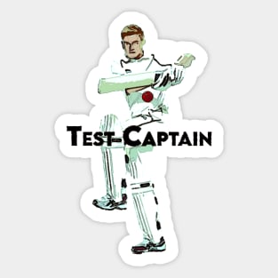 World Cricket Batsman Test Captain p2 Sticker